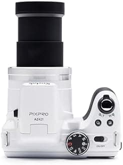 Kodak Pixpro Astro Zoom Az421 16 Mp Digital Camera With 42X Opitcal Zoom And 3" Lcd Screen (White) - Mb 8