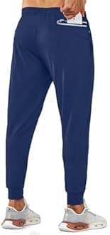 NORTHYARD Men's Joggers Pants with Zipper Pockets Lightweight Sweatpants Athletic Running Workout Track Pants for Men