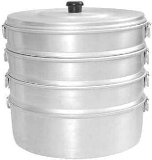 VPSK Aluminium Momos Steamer 9" with 4 Tier Water Capacity 3 Liters (BE Aware from The Duplicate Seller They Used ONLY Brand Name)