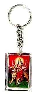 Acrylic Durga Mata (Keychain) Size 1" x 1 1/2"