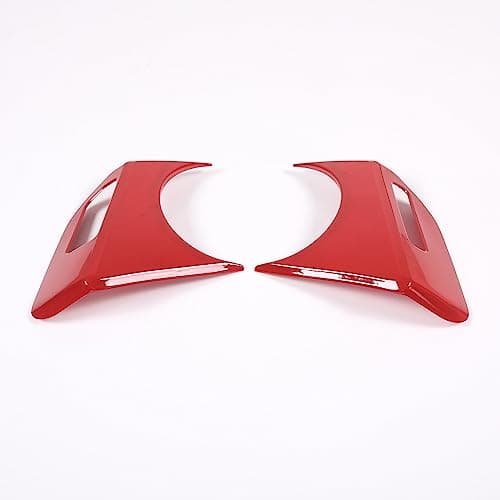 Car Window Lift Button Frame Cover for Mitsubishi Eclipse 2006-2011, 2PCS ABS Material Inner Door Window Glass Switch Panel Frame Decor Trim Accessories (Sports Red)