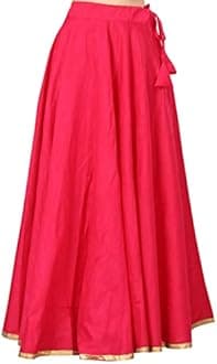 Studio Shringaar Women's Polyester Maxi Skirt