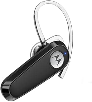 Motorola Sound HK126 Wireless Mono Earpiece - In-Ear Bluetooth Headset With 8-Hour Talk Time, Voice Assistant Compatible, Connects to 2 Devices - Lightweight Phone Earpiece