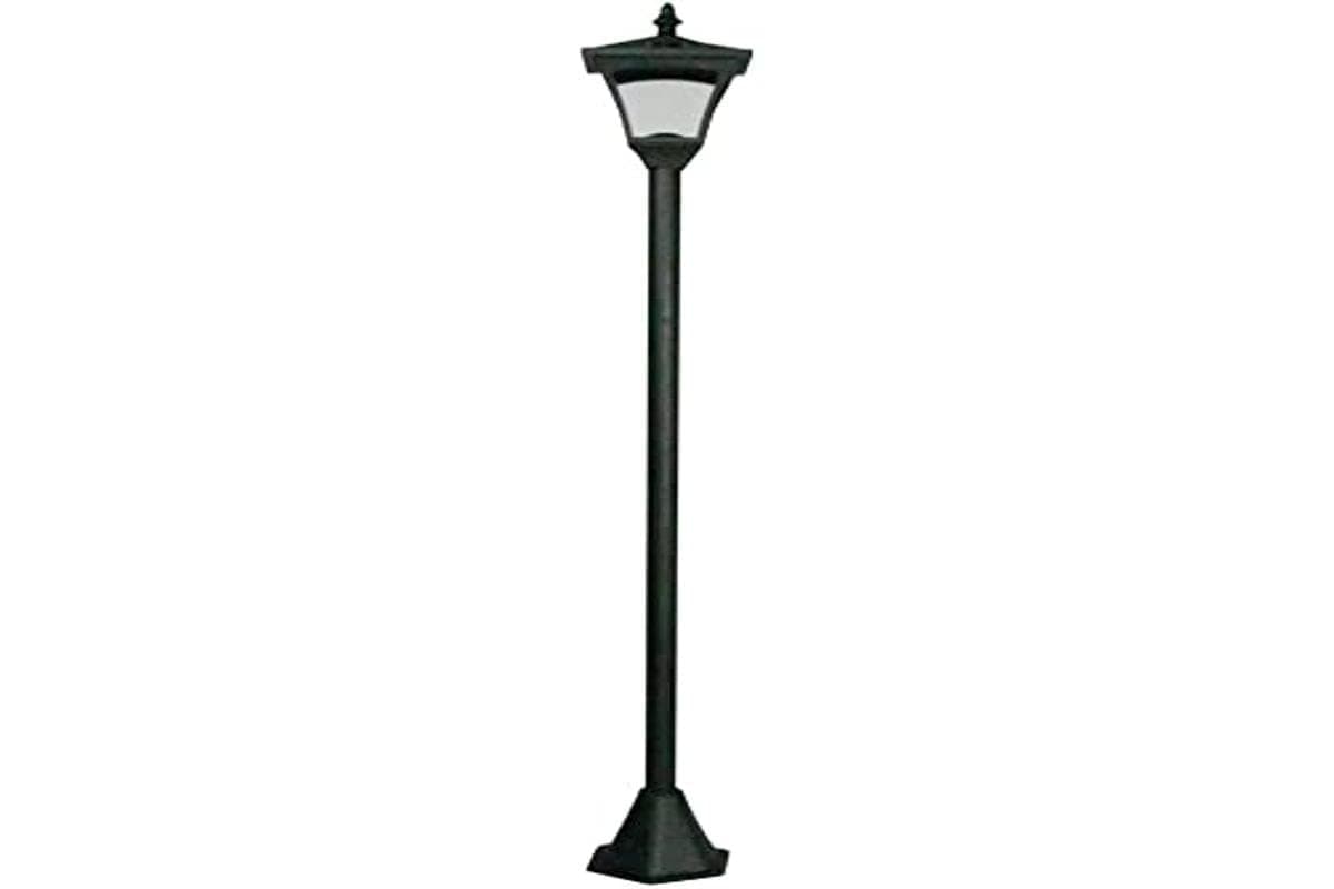 Luxform Lighting Solar Casablanca Lamp Post Light in Black