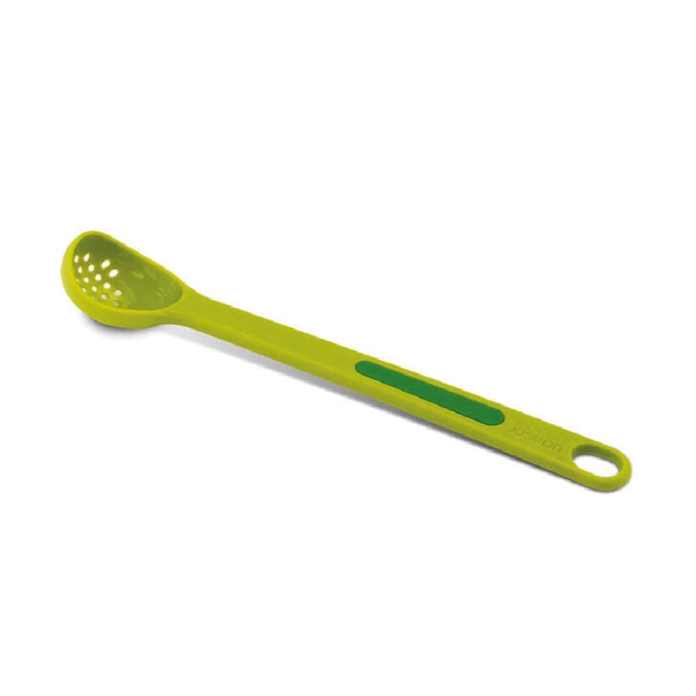 Joseph Joseph 2-Piece Scoop and Pick Jar Spoon and Fork, for Olives in Jars - Green