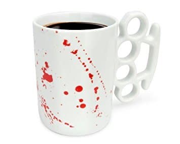 LIMITED EDITION - Blood Splatter White Knuckle Duster Mug