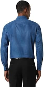 Peter England Men Polycotton Solid Slim Fit Shirt