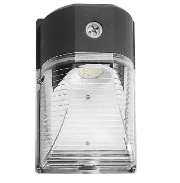 LED Mini Wall Pack Light 25W 3000 Lumens 4000K (Daylight White) Dusk-to-Dawn Photocell Included, Wall-Mount Outdoor,180W to 250W HPS / HID equivalent, 120-277V, Security Area Lighting, ETL DLC Listed
