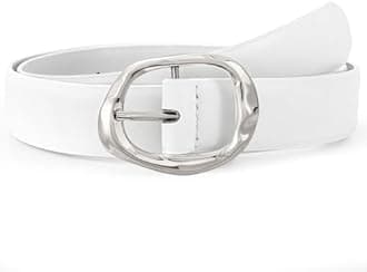 Women Leather Belt for Jeans Pants Ladies Casual Waist Belt Fashion Women Belt with Gold Buckle