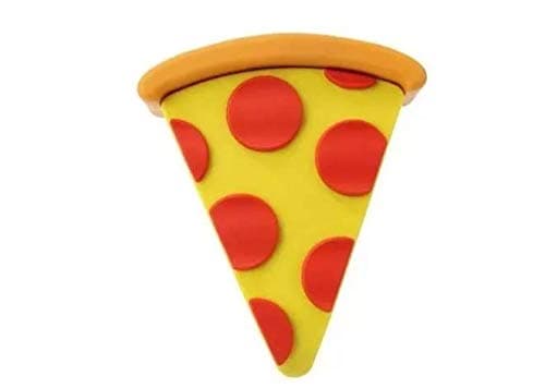 Xtreme Cables External Battery Pack for Works with iPhone, Samsung, Motorola, HTC and BlackBerry, LG - Pizza Emoji