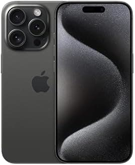 Apple iPhone 15 Pro, 512GB, Black Titanium - T-Mobile (Renewed Premium)