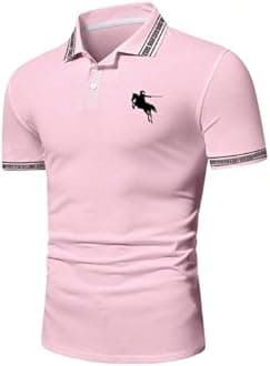 Lymio Polo T Shirt for Men || T Shirt for Man || Collar T Shirt Style Men (Packs Also Available) (Polo-34-37)