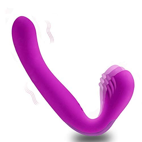 Silicone Waterproof USB Rechargeable Design 30 Mode Hight Speeds Real Body Shaking Experience Massage Toy (Purple)