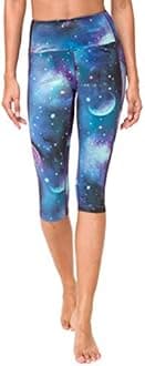 Sugar Pocket Womens Outdoor Capris Fitness Tights Leggings Walking Running Yoga Pants L