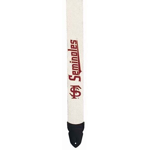 Florida State University Guitar Accessory Pack, Includes FSU Guitar Strap + FSU 6 Pack Guitar Picks