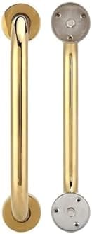 12 Inch Grab Bars for Bathtubs and Showers, Stainless Steel Bathroom Grab Bar Handle, Bathroom Shower Balance Bar,Safety Hand Rail Support,Handicap Elderly Senior Assist Bath Handle (Gold)