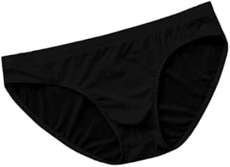 Briefs for Men Low Rise Stretch Seamless Breathable Underpants Athletic Solid Brief Soft Comfortable Fit Underwear