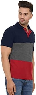 LEOTUDE Men's Matty Regular Fit Plain Polo T-Shirt
