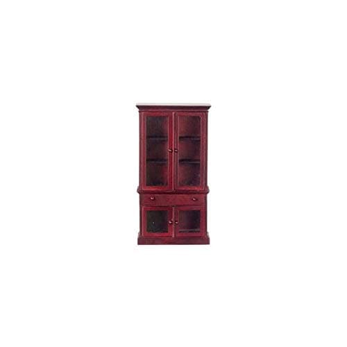 Dollhouse Miniature Bookshelf/Mahogany