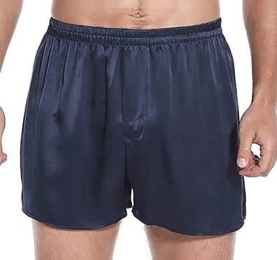 LEPTON 100% Mulberry Silk Men Boxer Shorts