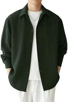 Leriya Fashion Men's Casual Stylish Polycotton Regular Formal Shirt Solid Slim Fit