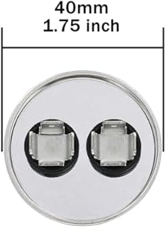 6uF 6 MFD 370VAC 440VAC 450VAC 50/60Hz CBB65B Round Run Start Capacitor for AC Unit Fan Motor Start or Pool Pump or Air Condenser Straight Cool