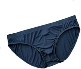 Briefs for Men Low Rise Stretch Seamless Breathable Underpants Athletic Solid Brief Soft Comfortable Fit Underwear