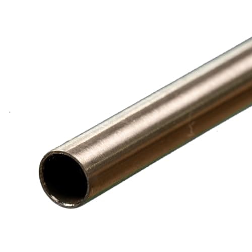 K&S Precision Metals 3/8" OD x 22 Gauge x 12" Long Round Stainless Steel Tube - 1 Tube
