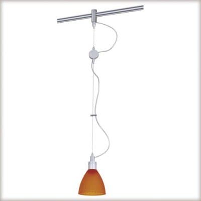 Paulmann 97273 Phil for Phantom Pendant Light Titanium/Satin Orange