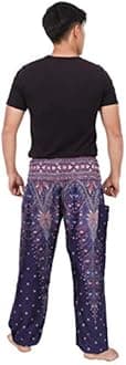 Banjamath® Mens Yoga Harem Lounge Boho Parachute Loose Baggy Pants