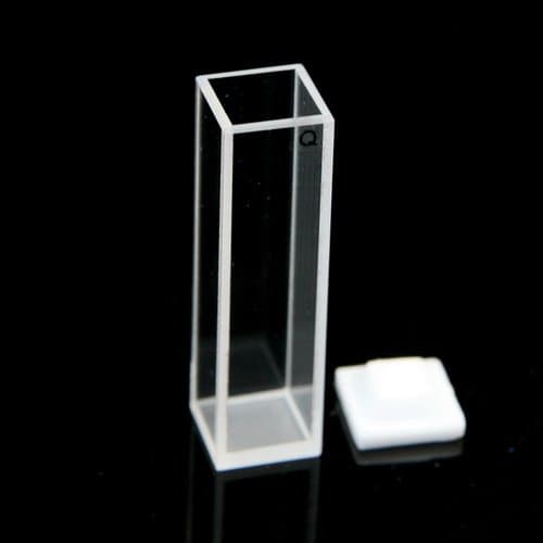 Quartz fluorescence Cuvette, standard,10mm, 3.5 mL UPS express shipping
