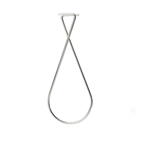 Direct Bazaar T-bar Squeeze Hangers,Figure 8 Suspended Ceiling Clips, Hooks for Free Hanging