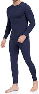 WEERTI Thermal Underwear for Men Long Johns with Fleece Lined Base Layer Men Cold Weather Top Bottom