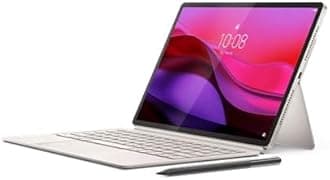 Yoga Tab Plus - 12.7" 3K (2944 x 1840) Tablet - 256GB with Keyboard Stand + Pen - Seashell 16GB LPDDR5X AI Computing Power ZAEG0096US