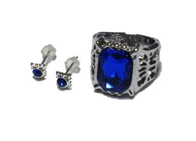 Black Butler Ciel Phantomhive Ring + Earrings Set Costume accessory tool accessories (japan import) by takuyo