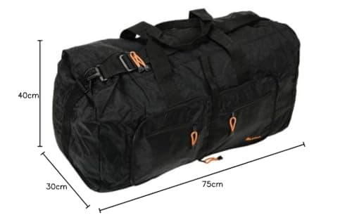 Skypak 90L Folding Travel Bag - Black