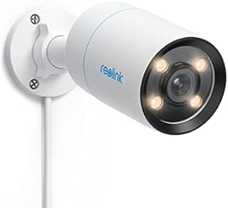 Reolink CX410 4MP PoE Security Camera Outdoor with Color Night Vision, F1.0 Large-Aperture, 1/1.8" Image Sensor, Smart Warm Light, Human/Vehicle/Pet Detection, Customizable Siren, Two-Way Audio