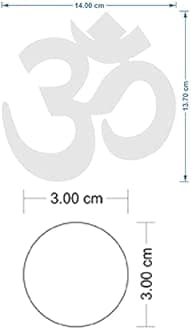 Bikri Kendra - om 10 dot 100 red (Pack of 110) Wall Mirrors Stickers for Hall Living Room Bedroom Kids Room Home Office 3D Acrylic Wall Stickers-Self-Adhesive