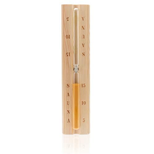 Sauna Sand Timer Made from Natural Beech Wood/Run time Approx. 15 min. / Timepiece Sauna/Timer Sauna.