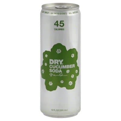 DRY SODA SODA CUCUMBER, 12 OZ