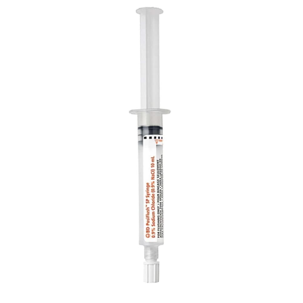 BD PosiFlush Pre-Filled Normal Saline Syringe 10ml (Pack of 30)