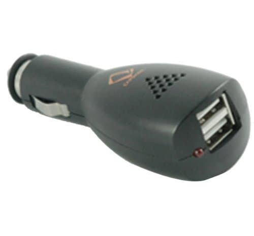 Capdase Dual USB Car Charger for Apple iPhone 4/4S/iPod (Black)