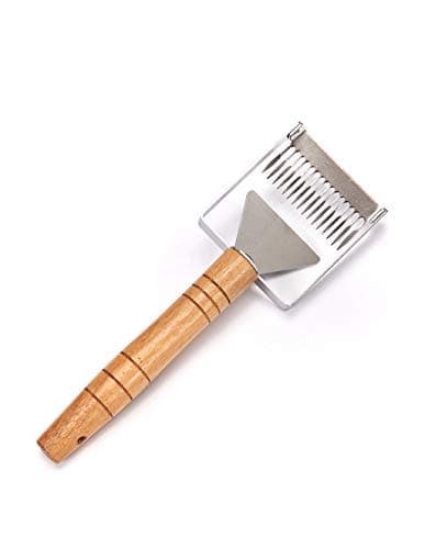 Honey Uncapping Fork Scraper Knife Food Degree New Designed Stainless Steel Honey Uncapping Tool (Uncapping Fork 2)