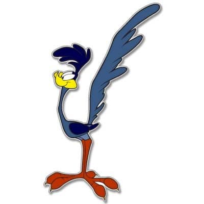 Road Runner Wile E. Coyote Vynil Car Sticker Decal - Select Size