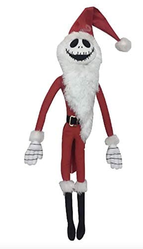 Nightmare Before Christmas Poseable Santa Jack Skellington Plush - 24"