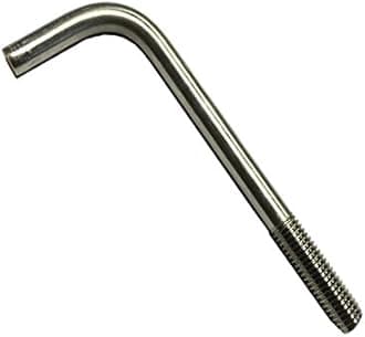 Foundation Bolt (Anchor or L-Bolt) M16 x 300 mm T316 (A4) Stainless Steel Pack Size : 1