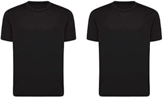 orbiz Pack of 2 Kids Thermal Underwear Unisex Children Girls Boys Short Sleeve Warm T-Shirt/Vest/Top