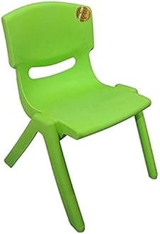 A406 Extra Strong Childrens Plastic Chair - Ideal nursery schools, clubs, etc (2, Green)