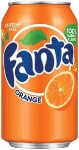 Fanta Orange Soda 7.5oz Small Mini Cans 3/8 Packs (24 Cans)