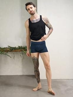 DAMENSCH Regular Fit Printed Trunks for Men, Pack of 2, Micromodal, Elastane Fabric, Antibacterial and Microfibre Waistband